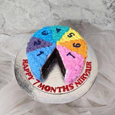 6 Month Birthday Cake Design - Delhi Other