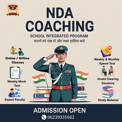NDA Coaching With Schooling in Delhi