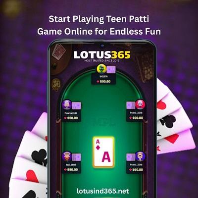 Start Playing Teen Patti Game Online for Endless Fun