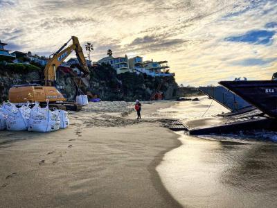 Cleanup at Laguna Beach - San Diego Boats