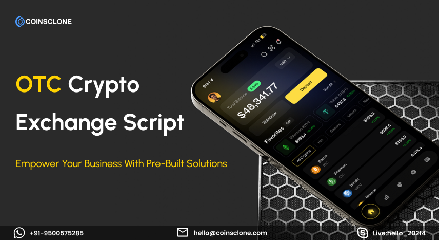 OTC Crypto Exchange Script - Coinsclone
