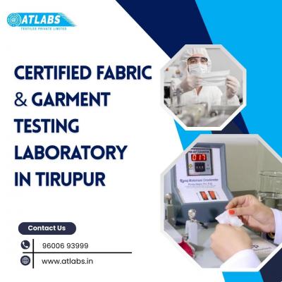 Certified Fabric and Garment Testing Laboratory in Tirupur