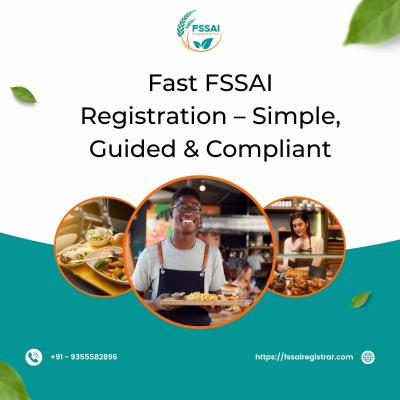 Fast FSSAI Registration – Simple, Guided & Compliant