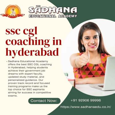 Best SSC CGL Coaching in Hyderabad – Sadhana Educational Academy