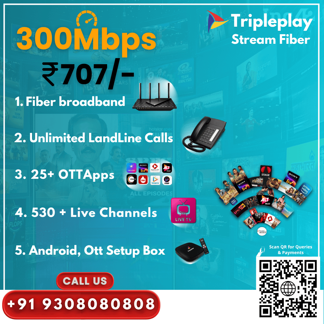 TriplePlay IPTV – Unlimited Entertainment at Home - Gurgaon Other