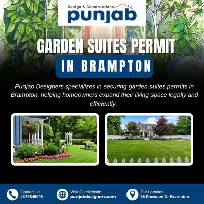 Garden Suites Permit in Brampton
