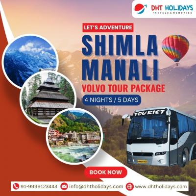 4 nights 5 days Manali Volvo tour Package From Delhi