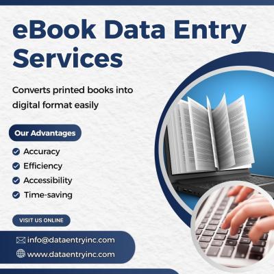 Best eBook Data Entry Services in India