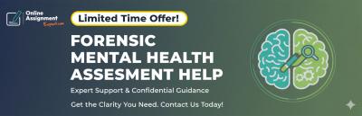 Save Big! 30% Discount on Forensic Mental Health Assessment Help Today!