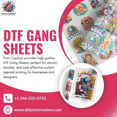 Best DTF Gang Sheets Houston - Print Creation