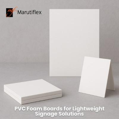 PVC Foam Boards for Lightweight Signage Services