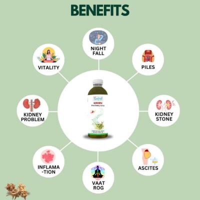 Ayurvedic Gokharu Panchang Juice for Men's Health | Sampuran Swadeshi