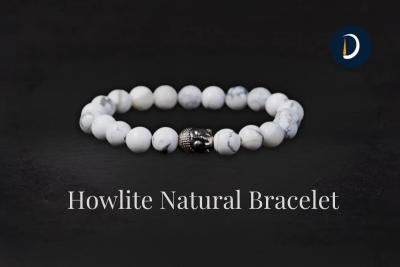 Discover Calmness With Howlite Natural Bracelet - Delhi Other