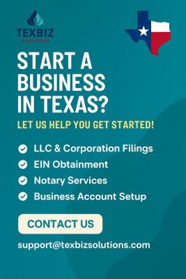 Start a Business in Texas: Texbiz Solutions