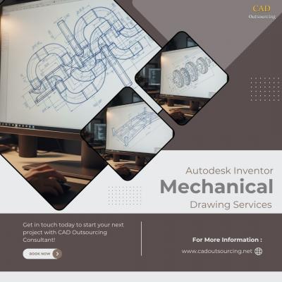Professional Autodesk Inventor Mechanical Drawing Services in New York, USA