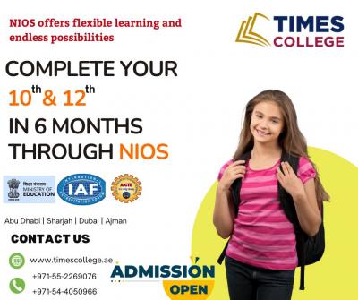 Accredited NIOS Center in Dubai | Secondary & Senior Secondary Courses