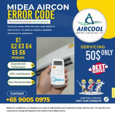 Midea Aircon Error code            