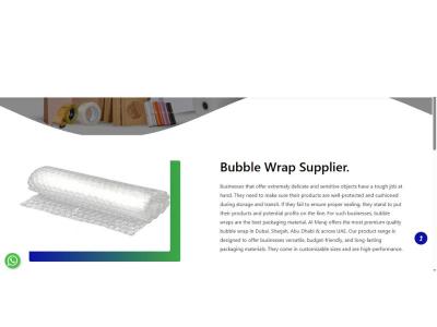 Bubble wrap supplier-Dubai - Dubai Other