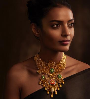 Gold Necklace Set For Women - Delhi Other