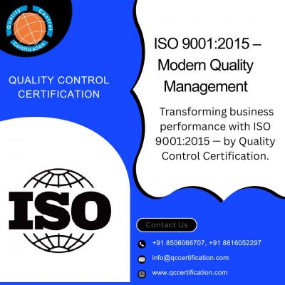  ISO 9001:2015 | Quality Control Certification - Delhi Other