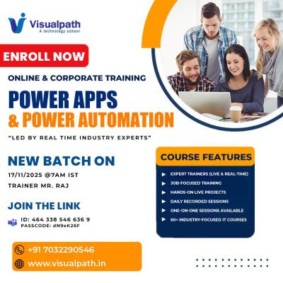 PowerApps & Power Automate Training – New Batch Starts Nov 17