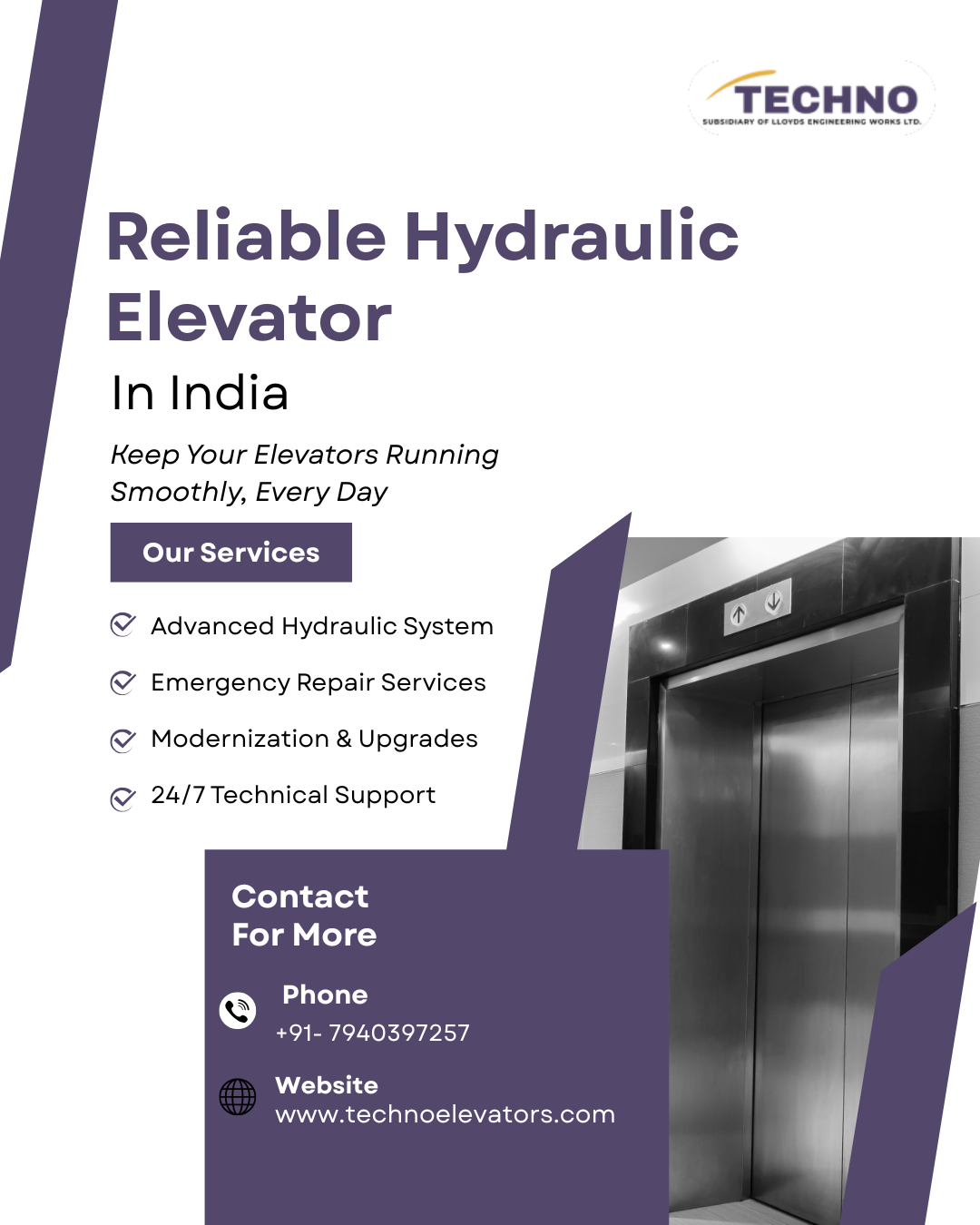 Trusted Name in Hydraulic Elevators for Homes