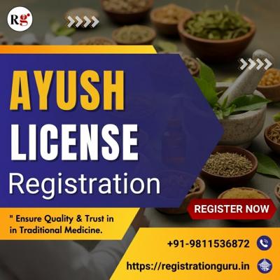 Ayush License Registration Online Services