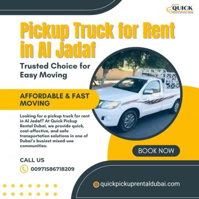 Pickup Truck for Rent in Al Jadaf! Call 0586718209! 