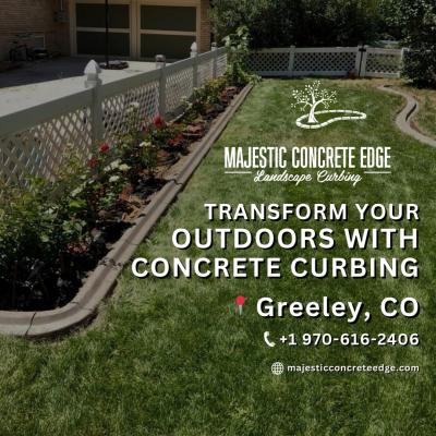 Concrete Landscape Edge in Greeley, CO
