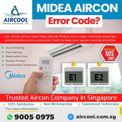 Midea Aircon Error code    