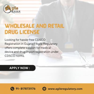 Apply for Wholesale and Retail Drug License Online – Agile Regulatory