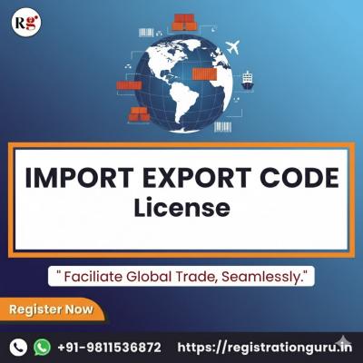 Import Export Code License Registration Service