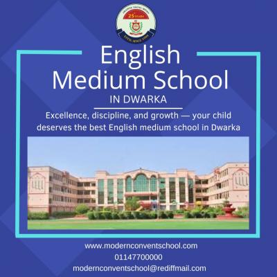 Best English medium school in Dwarka - Modern Convent School