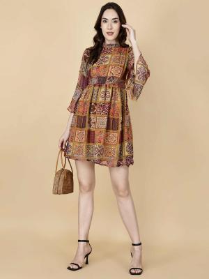 Buy Short Dress Multicolor Stretchable – Pretty Lady