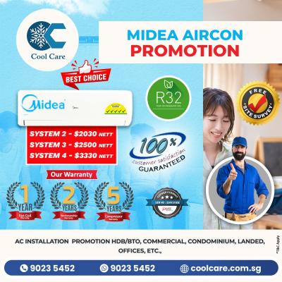 Midea AC promotion