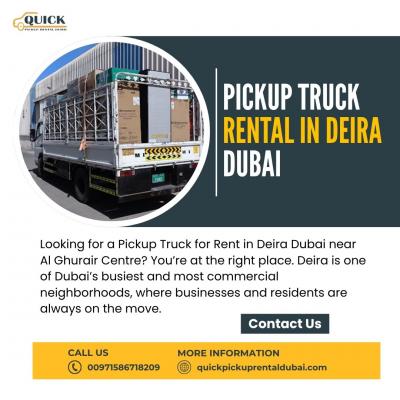 Pickup Truck Rental in Deira Dubai! Call 0586718209!