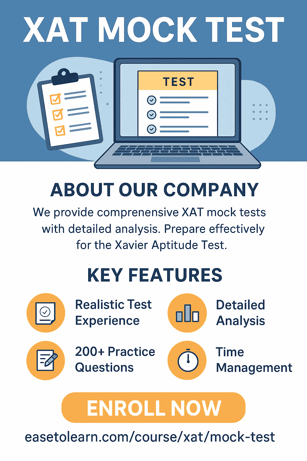 Boost Your MBA Prep with XAT Mock Test 2026 – Free & Online at EaseToLearn 