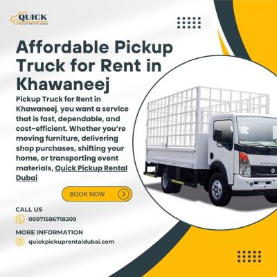 Pickup Truck for Rent in Khawaneej! Call 0586718209! 