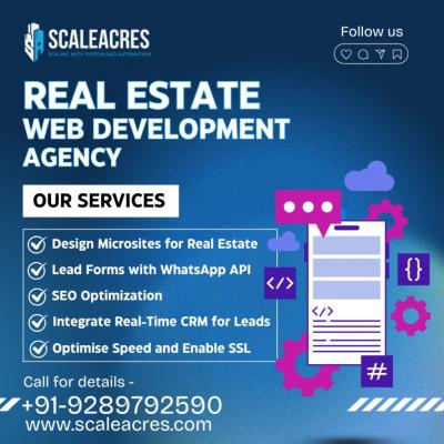Real Estate Website Development Agency - Scaleacres