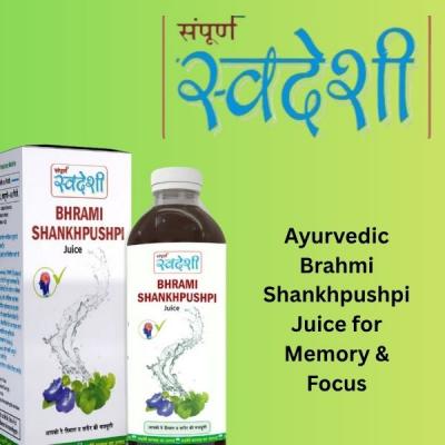 Ayurvedic Brahmi Shankhpushpi Juice for Memory & Focus