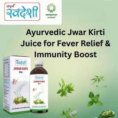 Ayurvedic Jwar Kirti Juice for Fever Relief & Immunity Boost