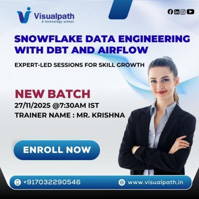 Join Our Snowflake Data Engineering Online New Batch 