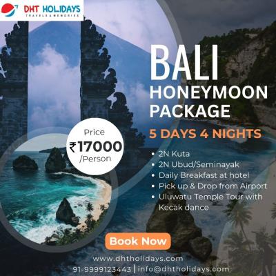 Bali Honeymoon Package 4 Nights 5 Days - DHT Holidays