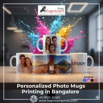 Personalized Photo Mugs Printing in Bangalore