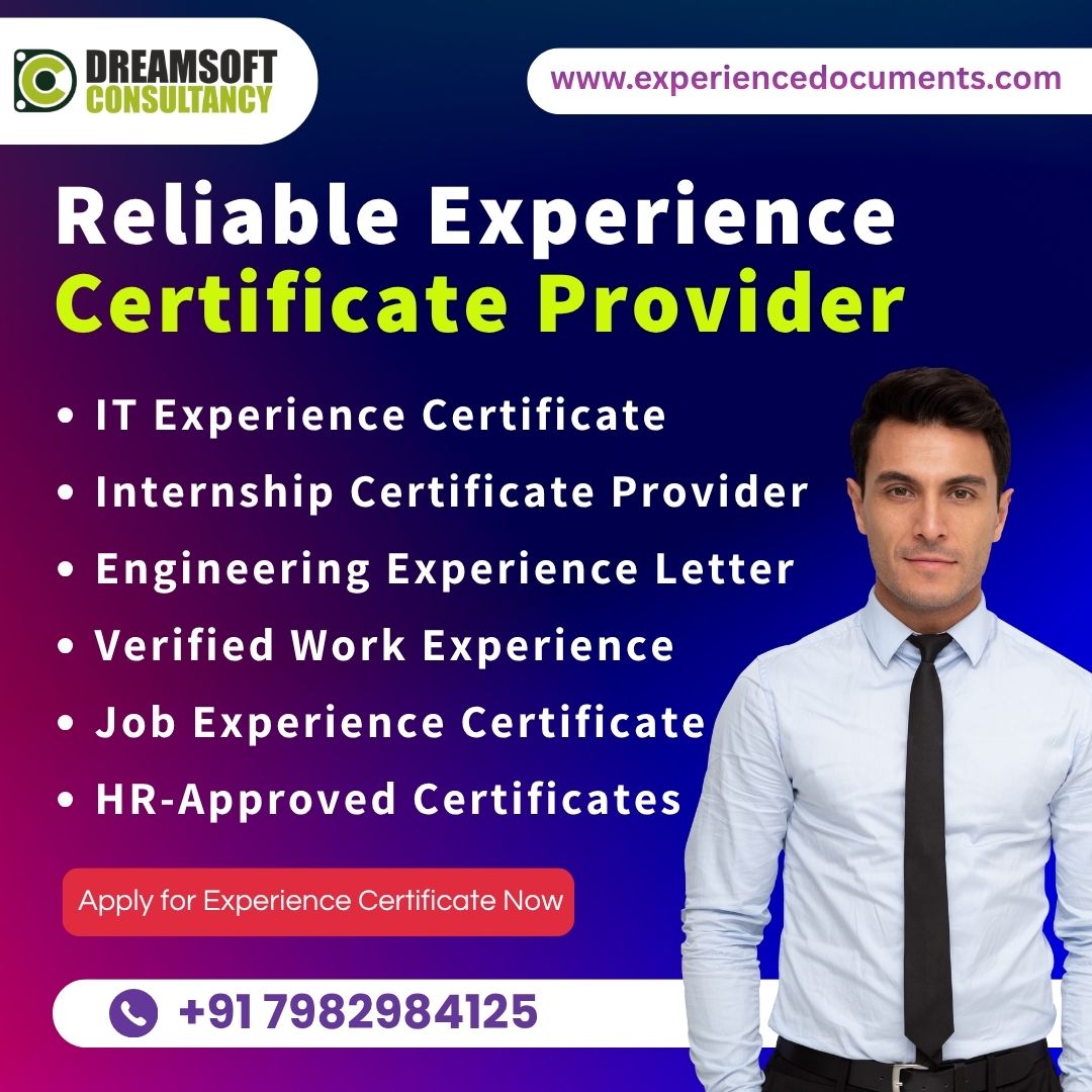Experience Certificate Provider in Jaipur
