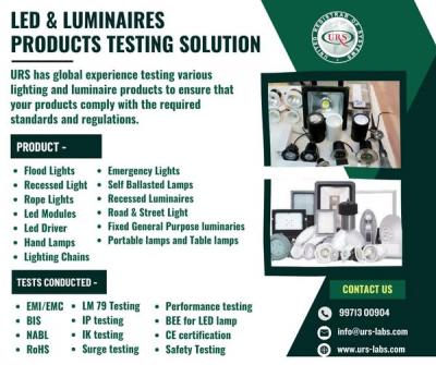 Best labs in India for testing luminaries and LED bulbs