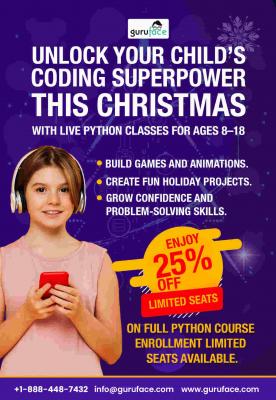 25% OFF Python Coding Classes for Kids – A Gift of Learning and Creativity