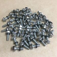 50 Pcs 5/16-18x1 Grade 8 Flange Grain Bin Steel Building Bolts w/ Rubber Washers - Jacksonville - US