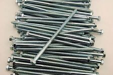 (25) Hex Head 3/8 x 8 Lag Bolts Zinc Plate Wood Screws - Honesdale - US"