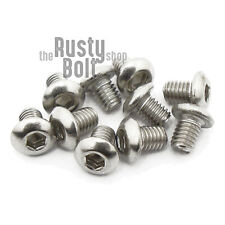 M3 x 4mm, Socket Button Head Screws, A2 304 18-8, Stainless Steel - Lawrenceville - US